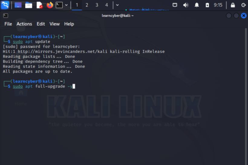 How to Install Kali Linux – LEARNCYBER